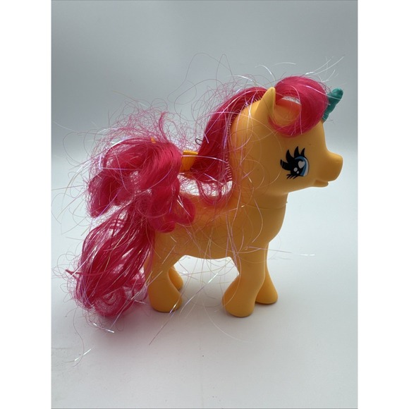 Gi Go Toy 5" Unicorn Pony Gi-Go  Yellow Vintage‎ MLP Figure - Picture 3 of 5